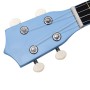 Set de ukelele soprano con funda para niños azul bebé 21" de vidaXL, Instrumentos de cuerda - Ref: Foro24-70149, Precio: 30,0...