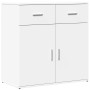 Aparadores 2 unidades madera de ingeniería blanco 79x38x80 cm de vidaXL, Aparadores - Ref: Foro24-3276616, Precio: 220,67 €, ...