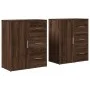 Engineered wood sideboard 2 pcs oak brown 60x31x70 cm by vidaXL, Sideboards - Ref: Foro24-3276559, Price: 147,89 €, Discount: %