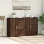 Engineered wood sideboard 2 pcs oak brown 60x31x70 cm by vidaXL, Sideboards - Ref: Foro24-3276559, Price: 147,89 €, Discount: %