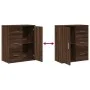Engineered wood sideboard 2 pcs oak brown 60x31x70 cm by vidaXL, Sideboards - Ref: Foro24-3276559, Price: 147,89 €, Discount: %