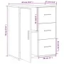 Engineered wood sideboard 2 pcs oak brown 60x31x70 cm by vidaXL, Sideboards - Ref: Foro24-3276559, Price: 147,89 €, Discount: %