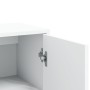 Aparadores 2 unidades madera de ingeniería blanco 60x31x84 cm de vidaXL, Aparadores - Ref: Foro24-3276567, Precio: 143,40 €, ...