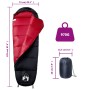 Saco de dormir tipo momia de camping para adultos 3 estaciones de vidaXL, Sacos de dormir - Ref: Foro24-94506, Precio: 30,49 ...