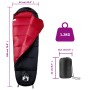 Saco de dormir tipo momia de camping para adultos 3 estaciones de vidaXL, Sacos de dormir - Ref: Foro24-94510, Precio: 37,36 ...