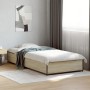 Estructura cama madera ingeniería metal roble Sonoma 100x200 cm de vidaXL, Camas y somieres - Ref: Foro24-845107, Precio: 71,...