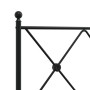 Estructura de cama con cabecero metal negro 135x190 cm de vidaXL, Camas y somieres - Ref: Foro24-376501, Precio: 88,14 €, Des...