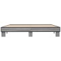 Estructura cama madera ingeniería metal gris Sonoma 180x200 cm de vidaXL, Camas y somieres - Ref: Foro24-3280225, Precio: 133...