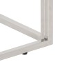 Mesa de centro plateada acero inoxidable y vidrio templado de vidaXL, Mesas de centro - Ref: Foro24-350019, Precio: 107,50 €,...
