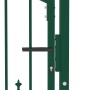 Puerta de valla con picos acero verde 100x100 cm de vidaXL, Puertas de jardín - Ref: Foro24-146393, Precio: 146,58 €, Descuen...