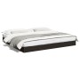Estructura de cama madera de ingeniería negra 200x200 cm de vidaXL, Camas y somieres - Ref: Foro24-841994, Precio: 95,30 €, D...