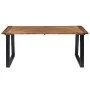 Mesa de comedor demadera de acacia maciza 180x90 cm de vidaXL, Mesas de cocina y de comedor - Ref: Foro24-288068, Precio: 253...