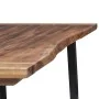 Mesa de comedor demadera de acacia maciza 180x90 cm de vidaXL, Mesas de cocina y de comedor - Ref: Foro24-288068, Precio: 253...