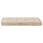 Cojín para palés algodón beige 120x80x10 cm de vidaXL, Cojines para sillas y sofás - Ref: Foro24-48680, Precio: 89,16 €, Desc...