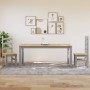 Mesa de comedor Corona madera maciza de pino gris 180x90x75 cm de vidaXL, Mesas de cocina y de comedor - Ref: Foro24-4005721,...