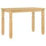Mesa de comedor Corona madera maciza de pino 112x60x75 cm de vidaXL, Mesas de cocina y de comedor - Ref: Foro24-4005714, Prec...