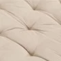 Cojín para palés algodón beige 120x80x10 cm de vidaXL, Cojines para sillas y sofás - Ref: Foro24-48680, Precio: 89,16 €, Desc...