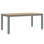 Mesa de comedor Panama madera maciza de pino gris 180x90x75 cm de vidaXL, Mesas de cocina y de comedor - Ref: Foro24-4005709,...