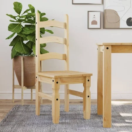 Sillas de comedor Corona 2 uds madera maciza pino 42x47x107 cm de vidaXL, Sillas de comedor - Ref: Foro24-4005723, Precio: 13...