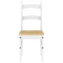 Sillas de comedor 2 uds madera maciza pino blanco 40x46x99 cm de vidaXL, Sillas de comedor - Ref: Foro24-4005728, Precio: 110...