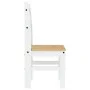 Sillas de comedor 2 uds madera maciza pino blanco 40x46x99 cm de vidaXL, Sillas de comedor - Ref: Foro24-4005728, Precio: 110...