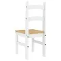 Sillas de comedor 2 uds madera maciza pino blanco 40x46x99 cm de vidaXL, Sillas de comedor - Ref: Foro24-4005728, Precio: 110...