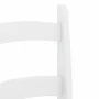 Sillas de comedor 2 uds madera maciza pino blanco 40x46x99 cm de vidaXL, Sillas de comedor - Ref: Foro24-4005728, Precio: 110...