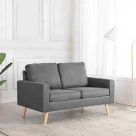 Zweiplätziges Sofa aus hellgrauem Stoff von vidaXL, Sofas - Ref: Foro24-288703, Preis: 235,78 €, Rabatt: %