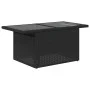 Set de sofás de jardín 7 pzas con cojines ratán sintético negro de vidaXL, Conjuntos de jardín - Ref: Foro24-3274976, Precio:...
