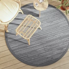 Alfombra de exterior PP gris Ø160 cm de vidaXL, Protectores para exterior - Ref: Foro24-368483, Precio: 29,95 €, Descuento: %