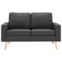 Sofá de 2 plazas de tela gris oscuro de vidaXL, Sofás - Ref: Foro24-288704, Precio: 242,64 €, Descuento: %