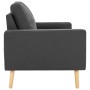 Sofá de 2 plazas de tela gris oscuro de vidaXL, Sofás - Ref: Foro24-288704, Precio: 242,64 €, Descuento: %