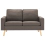 Sofá de 2 plazas de tela color gris topo de vidaXL, Sofás - Ref: Foro24-288711, Precio: 311,96 €, Descuento: %