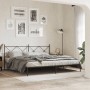 Estructura de cama con cabecero metal negro 193x203 cm de vidaXL, Camas y somieres - Ref: Foro24-376508, Precio: 124,48 €, De...