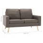 2-Sitzer-Stoffsofa in Taupe-Farbe von vidaXL, Sofas - Ref: Foro24-288711, Preis: 306,17 €, Rabatt: %