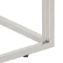 Console table stainless steel solid wood silver by vidaXL, Side tables - Ref: Foro24-349989, Price: 92,64 €, Discount: %