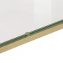 Mesa consola acero inoxidable dorado y vidrio templado de vidaXL, Mesas auxiliares - Ref: Foro24-350010, Precio: 151,69 €, De...