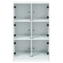 Aparador alto con puertas madera ingeniería blanco 68x37x109 cm de vidaXL, Aparadores - Ref: Foro24-3295850, Precio: 116,60 €...