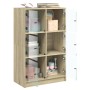 Aparador alto con puertas madera roble Sonoma 68x37x109 cm de vidaXL, Aparadores - Ref: Foro24-3295852, Precio: 113,57 €, Des...