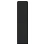 Aparador alto con puertas madera ingeniería negro 68x37x142 cm de vidaXL, Aparadores - Ref: Foro24-3295865, Precio: 130,34 €,...