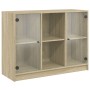 Aparador madera de ingeniería roble Sonoma 102x37x75,5 cm de vidaXL, Aparadores - Ref: Foro24-3295873, Precio: 97,05 €, Descu...