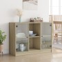 Aparador madera de ingeniería roble Sonoma 102x37x75,5 cm de vidaXL, Aparadores - Ref: Foro24-3295873, Precio: 97,05 €, Descu...