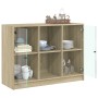 Aparador madera de ingeniería roble Sonoma 102x37x75,5 cm de vidaXL, Aparadores - Ref: Foro24-3295873, Precio: 97,05 €, Descu...