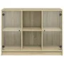 Aparador madera de ingeniería roble Sonoma 102x37x75,5 cm de vidaXL, Aparadores - Ref: Foro24-3295873, Precio: 96,97 €, Descu...