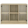 Aparador madera de ingeniería roble Sonoma 102x37x75,5 cm de vidaXL, Aparadores - Ref: Foro24-3295873, Precio: 97,05 €, Descu...