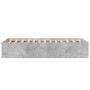 Estructura de cama madera de ingeniería gris hormigón 75x190 cm de vidaXL, Camas y somieres - Ref: Foro24-841989, Precio: 77,...