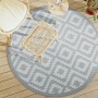Alfombra de exterior PP gris Ø160 cm de vidaXL, Protectores para exterior - Ref: Foro24-368559, Precio: 38,16 €, Descuento: %