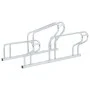 Soporte para 3 bicicletas suelo independiente acero galvanizado de vidaXL, Bases y soportes para almacenar bicicletas - Ref: ...