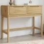 Mesa consola FLORO madera maciza de pino marrón 89,5x36,5x73 cm de vidaXL, Mesas auxiliares - Ref: Foro24-374020, Precio: 98,...
