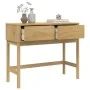 Mesa consola FLORO madera maciza de pino marrón 89,5x36,5x73 cm de vidaXL, Mesas auxiliares - Ref: Foro24-374020, Precio: 98,...